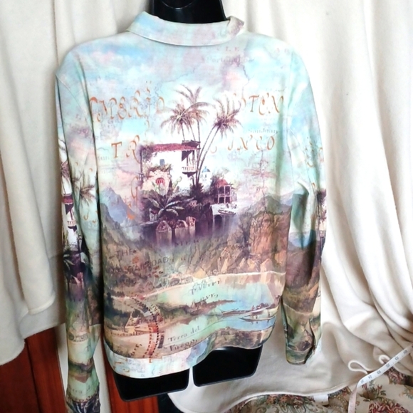 Vintage 90s Impulse California Button Up Jacket XL - Picture 2 of 3